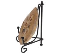 SHINYPASING Modello Ammonite Colorata con Supporto Esemplare Fossile Geologico per Apprendimento e Decorazione Tavolo Soprammobile Educativo per Collezionisti e Didattica Scientifică