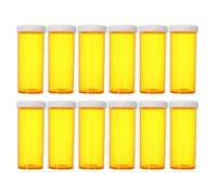 SHINYPASING Portapillole Compatto in Plastica con Tappo Sigillante, Contenitore Portatile per Pillole da Viaggio, Set 12 Pezzi, Organizer per Medicinali Resistente e Leggero per Uso