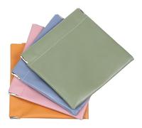 SHINYPASING Set 4 Mini Pochette per Cosmetici Impermeabili Tpu 12x11 Cm, Organizer Portatile per Trucco e Monete, Borsa Compatta da Viaggio per Donna