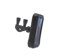 SHINYPASING Supporto Cellulare per Bici e Moto Borsa Manubrio , Schermo Trasparente, Installazione senza Attrezzi, Materiale Abs, Adatto per Ciclismo e Motociclette