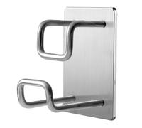 SHINYPASING Supporto da Parete in Acciaio Inox per Lavabo e Asciugamani, Gancio Adesivo senza Foratura per Bagno e Cucina, Portasciugamani e Portaoggetti Resistente e Salvaspazio