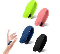 ShinySlim De_toxification e SLI_mming LI4 punti di agopressione clip, emicrania sollievo clip punto di pressione clip di massaggio, facile efficace sollievo ansia tensione (Verde, nero, blu, rosa)