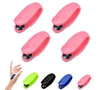 ShinySlim De_toxification e SLI_mming LI4 punti di agopressione clip, emicrania sollievo clip punto di pressione clip di massaggio, facile efficace sollievo ansia tensione (Rosa)
