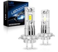 SHINYY Lampadine H7 LED, 2024 Nuovo 23000LM Lampada LED H7 6500K Bianco con 16pcs CSP Chips H7 a LED Abbaglianti Anabbaglianti Fari con 6X Luminosità, Sostituzione H7 Alogena e Luci Xeno, 2 Lampade