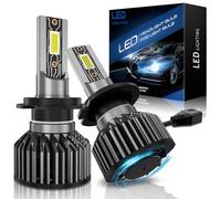 SHINYY Lampadine H7 LED 60W 16000LM, 7000K Bianco 12V 500% di Luminosità Lampade LED H7 Fari Auto per Anabbaglianti Luce Abbagliante Canbus Anti Errore, Sostituzione Alogene e Xeno, 2PCS