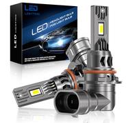 SHINYY Lampadine HB3 LED 26000LM, Nuova Potenti 6500K Bianca Fredda Lampade LED HB3 9005 per Auto Fari Anabbaglianti/Abbaglianti, Plug and Play, Pack da 2