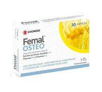 Shionogi Femal - Osteo Integratore Alimentare per la Menopausa, 30 Capsule