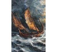 Ship in the Storm A Dramatic Notebook for Writers, Dreamers & Ocean Lovers: A 6x9 Lined Journal with 120 Pages | Perfect for Notes, Thoughts, and Stormy Inspirations