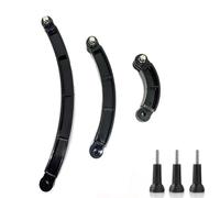 ShipeeKin 3 su 1 plastica bracci di estensione piegati Kit di montaggio porta casco (7.5/13.5/19.5cm) compatibile per Gopro 7/6/5/4/3+ Series, SJCAMs, 4K, EK7000 etc.