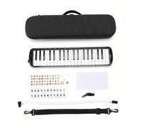 Shipenophy 37 Keys Melodica Instrument with Mouthpiece and Blowpipe for | Materiale ABS Sicuro, Gioco da Tavolo o Tracolla, Perfetto per Bambini e Adulti, Include Borsa per il trasporto.