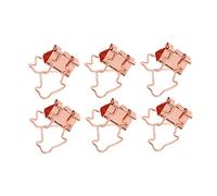 Shipenophy Clip per Raccoglitori, Forma Unica di Pinguino, Forte | Robusto materiale metallico, Ideale per documenti, Piccole clip multiuso, Perfetto per l\'ufficio, 100 pezzi inclusi