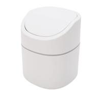 Shipenophy Mini Pattumiera con Coperchio, Cestino da Appoggio in Plastica | Il Piccolo Cestino della Spazzatura con Coperchio Riduce L'odore, Leggero da 190 G, Facile da Pulire, per i Rifiuti del