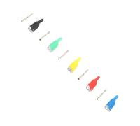 Shipenophy Spina a Banana Impilabile da 4 Mm, Connettori Isolati con Codice | Include opzioni rosso, , giallo, verde, blu, potenza nominale fino a 25 A, estremità del cavo saldabili