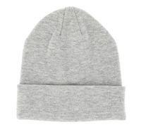 SHIPITNOW Berretto Uomo o Donna Grigio Chiaro Tinta Unita - Cappello Invernali a Maglia Basic Senza Pompon - 100% Acrilico - Modello Semplice e Classico Senza Marca - Taglia Unica
