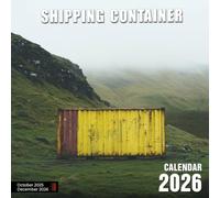 Shipping Container 2026 Calendar: Industrial and port scenes with vibrant container stacks