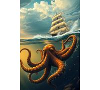 Shipping Saga Tenacles In The Deep Journal: a LINED notebook for self-expression