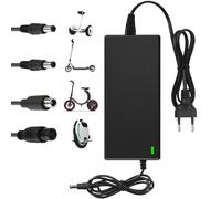 Shiptree Caricatore da 42 V 2 A per scooter e hoverboard, cavo di ricarica universale con 4 porte, compatibile con tutte le batterie al litio da 36 V, adatto per Ninebot, Xiaomi e altri