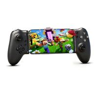 Shiptree Controller telefono per Android/iPhone, controller per smartphone con controller effetto Hall, vibrazione, Bluetooth, pulsanti semi-meccanici, USB-C, compatibile con Xbox, Minecraft, nero