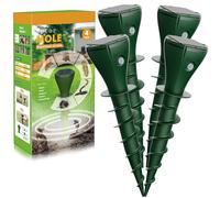 Shiptree Dissuasori per Talpe, 4 Pezzi Dissuasore per Topi, Repellente per Topi, Scaccia Talpe per Scoiattoli di Terra, Serpenti, Visoni-Verde