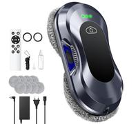 Shiptree Robot per la pulizia delle finestre 2025, 6000Pa, doppio ugello di spruzzatura robot, < 65 dB, rilevamento dei bordi, protezione da interruzione di corrente, pianificazione intelligente