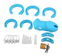 ShiQian Attrezzo per esercizi indoor Gabbia snellente con 5 moschettoni (Blu)