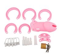 ShiQian Attrezzo per esercizi indoor Gabbia snellente con 5 moschettoni (Rosa)