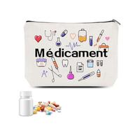 ShiQiao Spl Borsa portaoggetti per medicine, organizer per medicine, astuccio per farmacia da viaggio, borsa per medicina portatile, Stile1