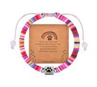 ShiQiao Spl Braccialetto commemorativo per la perdita di animali domestici per cani gatti regalo di lutto per animali domestici per proprietari di animali domestici amante degli animali braccialetto