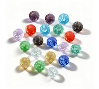 SHIQUAN 20 Pezzi Biglie Colorate di Vetro, 16mm Biglie di Vetro per Bambini, Per Giochi di Flipper, Decorazioni per La Casa, Adatto ai Bambini dai 4 Anni in su（10Colori）