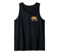 Shir o Khorshid Leone Persiano Sun Emblem Iran Side T-Shirt Canotta
