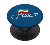 Shir o Khorshid Libero Iran Leone e Bandiera Sole Patrimonio Persiano PopSockets PopGrip Adesivo