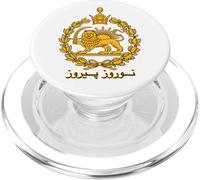 Shir o Khorshid Nowruz Leone e Sole Persiano Capodanno Norouz PopSockets PopGrip per MagSafe