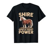 Shire Horse Shire Giant Gentle Power Design Maglietta