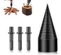 Shirem Easysplit Drill Bit,Fanyil Easysplit Drill Bit,Wood Splitter Drill Bits,Rimovibile Legna Da Ardere Splitter Bit Split Trapano Vite di Legno Splitter,Punta per trapano a cono per legno (42mm)