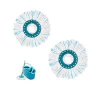 Shirene Testine di Ricambio del Mocio,2 PCS di Copertura per Mocio Compatibili con Leifheit Testina per Mocio in Microfibra Altamente Assorbente Clean Twist Disc Mop per Lavaggio Sporco Particelle