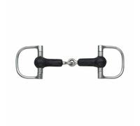 ShiresGomma Snodata Filetto per Cavallo con Anello a D (ER819)