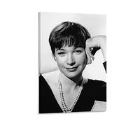 Shirley MacLaine - Poster decorativo su tela, per soggiorno, camera da letto, pittura su tela, poster artistico e da parete, decorazione moderna per camera familiare, 3 x 18 pollici