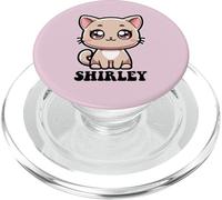 Shirley - Simpatico gattino per ragazze, nome Shirley PopSockets PopGrip per MagSafe