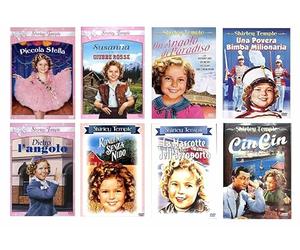 Shirley Temple 8 DVD - Piccola Stella,Susanna e Le Giubbe Rosse,Un Angolo di Paradiso,Una Povera Bimba Milionaria,Dietro l'Angolo,Rondine Senza Nido,La Mascotte dell'Aeroporto,CinCin