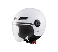 Shiro Casco Jet SH62, GS, Bianco, XS