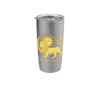 Shiro Khorshid Leone e Sole Persiano Heritage Emblema della Speranza Bicchiere termico in acciaio inox doppia parete