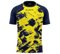 Shirt Art Interlock M/C Giallo/Blu Tg. 2XL