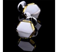 Shirt Cuff Accessories Yellow Border Cufflinks Wedding Buttons Men's Guest Clothing Cufflinks Clothing Accessories