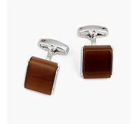 Shirt Cufflinks Brown Opal Men's Cuff Nails High Gloss Non-Fading Personalized