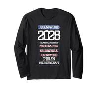 Shirt Jugendweihe 2028 - Sì, Il Mio Piano ha funzionato Maglia a Manica