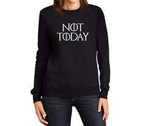Shirtgeil Not Today - Got - Stark Trono Non Oggi Felpa da Donna Medium Nero