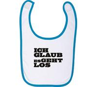 shirtstown Baby latz kultiger con scritta Ich glaub ES geht Los