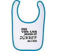 shirtstown Baby latz kultiger Spruch uno di noi due è duemmer quando sono