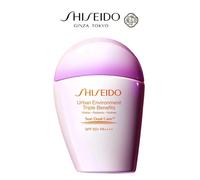 Shiseido Urban Environment Crema solare senza olio 30 ml SPF 50, protegge, idrata, opacizzare e funziona come primer per il viso, trucco per la cura della pelle
