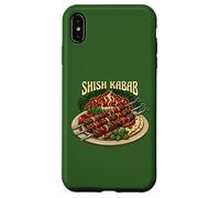 Shish Kabab Cibo persiano Cucina mediorientale Arte Custodia per iPhone XS Max